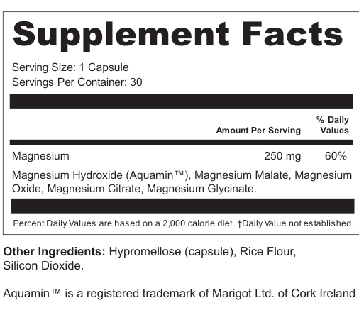 Supplement Facts for Prairie