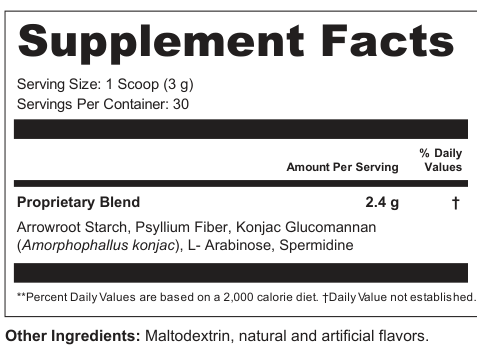 Supplement Facts for Mindflare